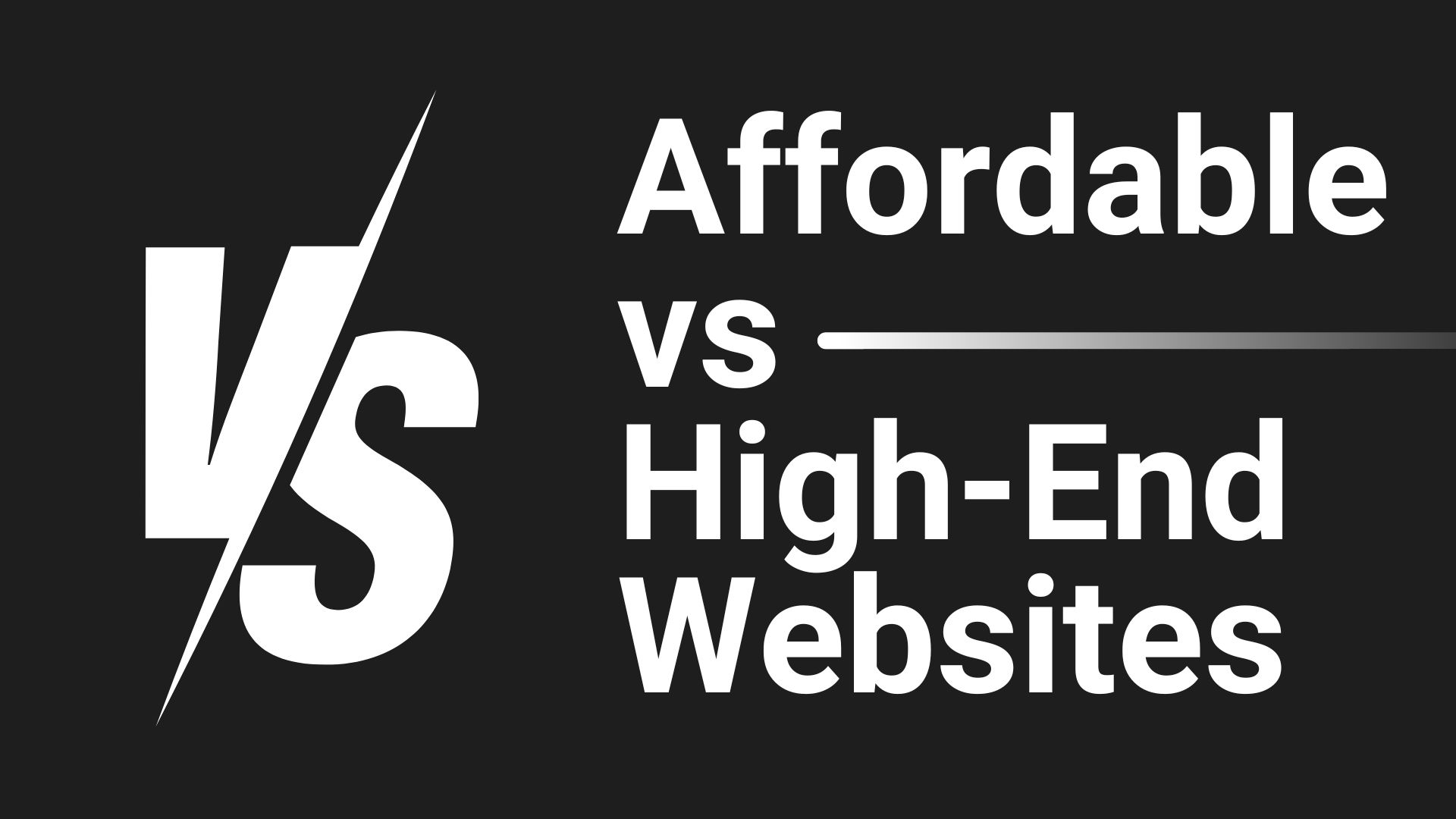 Affordable vs High-End Websites: Analyzing the Gap